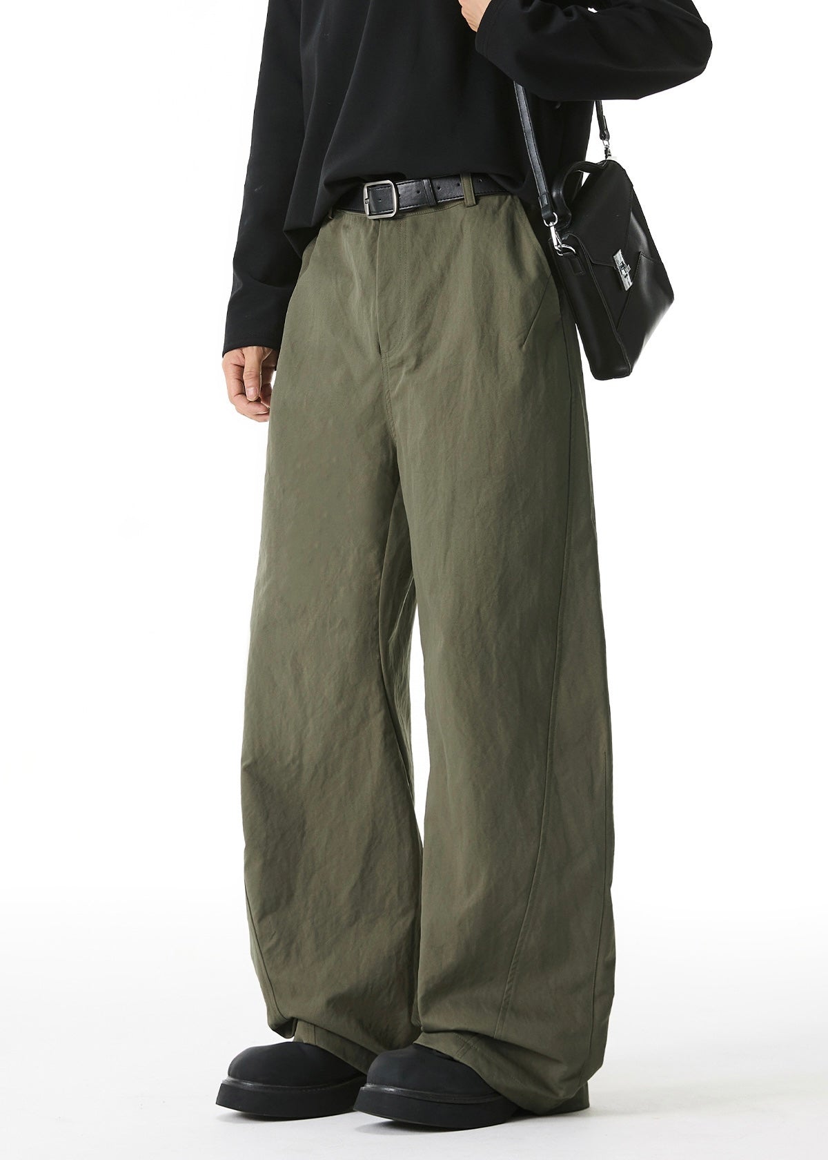 Men’s Loose Straight Leg Pants – Relaxed Fit Streetwear Trousers