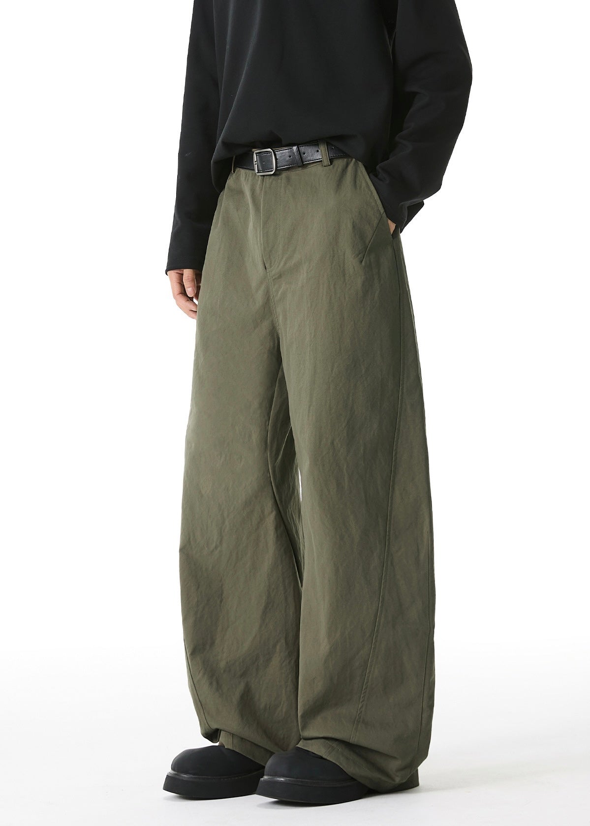 Men’s Loose Straight Leg Pants – Relaxed Fit Streetwear Trousers