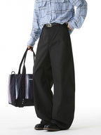 Men’s Loose Straight Leg Pants – Relaxed Fit Streetwear Trousers
