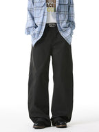 Men’s Loose Straight Leg Pants – Relaxed Fit Streetwear Trousers