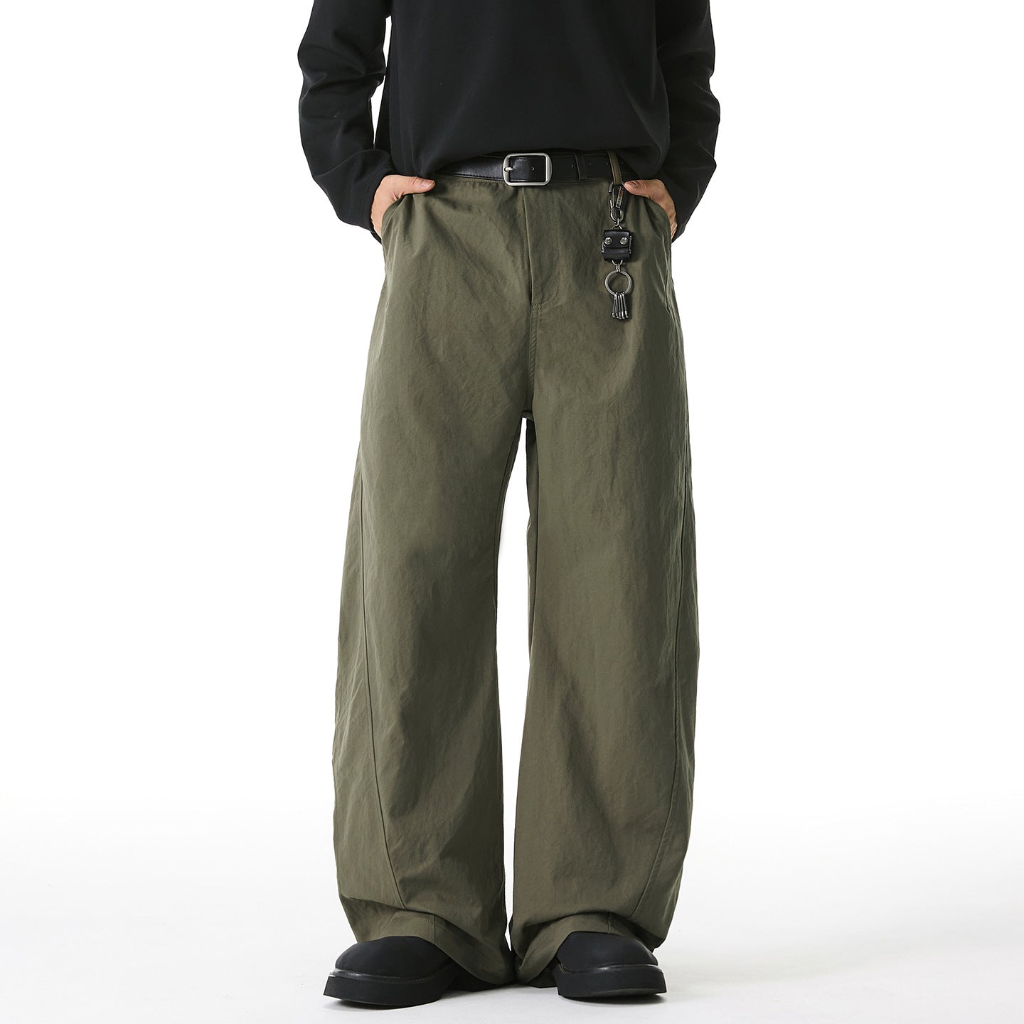 Men’s Loose Straight Leg Pants – Relaxed Fit Streetwear Trousers