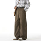 Men’s Loose Straight Leg Pants – Relaxed Fit Streetwear Trousers