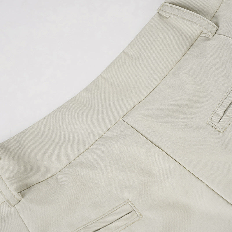 Women’s Low-Waist Loose Fit Trousers – Casual Commuter Pants