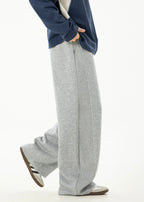Loose Straight Leg Casual Joggers for Men – Relaxed High Waist Trousers