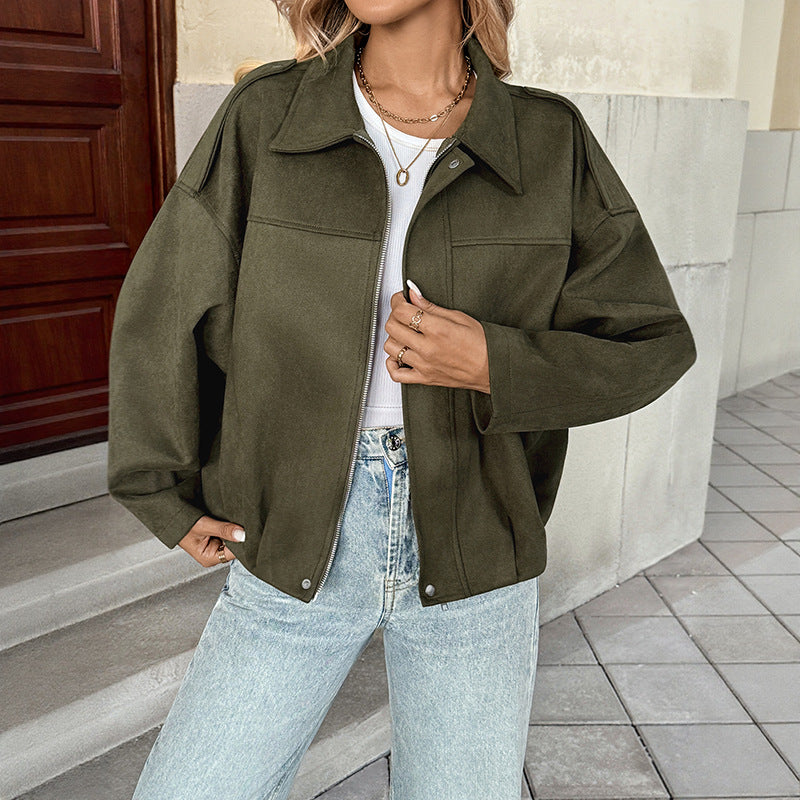 Loose Casual Jacket for Women Autumn Winter NewOuterwear