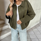 Loose Casual Jacket for Women Autumn Winter NewOuterwear