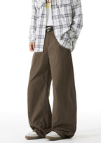 Men’s Loose Straight Leg Pants – Relaxed Fit Streetwear Trousers