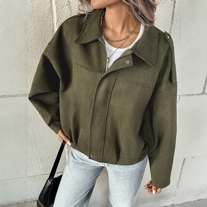 Loose Casual Jacket for Women Autumn Winter NewOuterwear