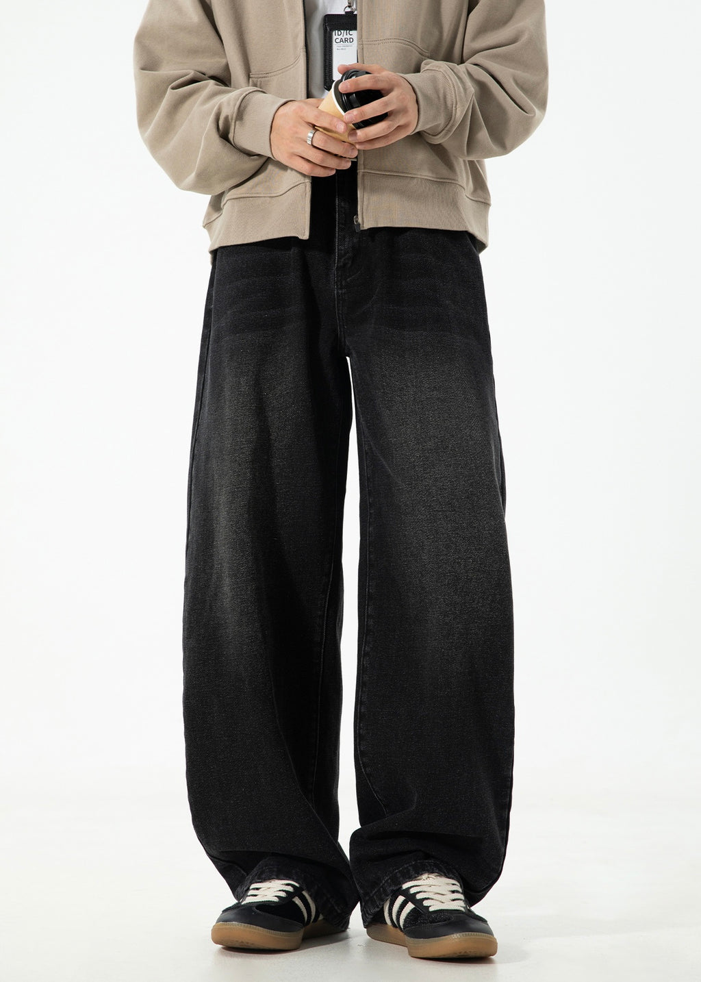 Men’s Straight Leg Jeans – Loose Fit Casual Denim Pants
