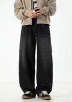 Men’s Straight Leg Jeans – Loose Fit Casual Denim Pants