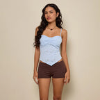 Perspective vest summer vacation suspender