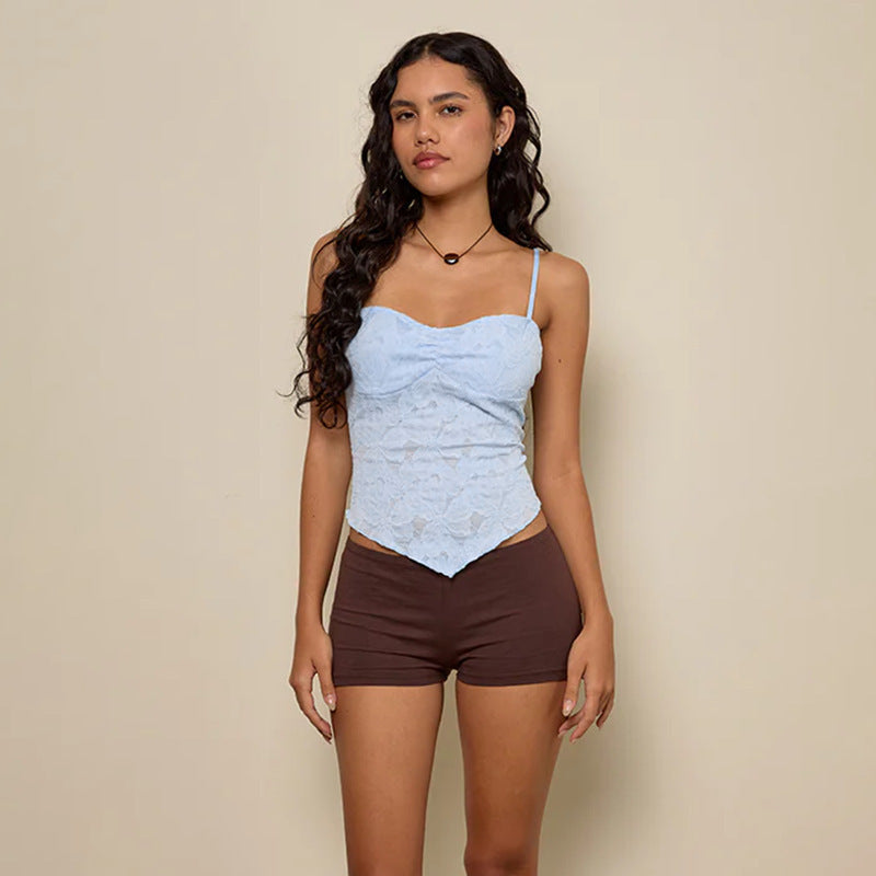 Perspective vest summer vacation suspender