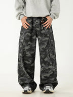 Men’s Camouflage Work Pants – Straight Leg Military Style Trousers