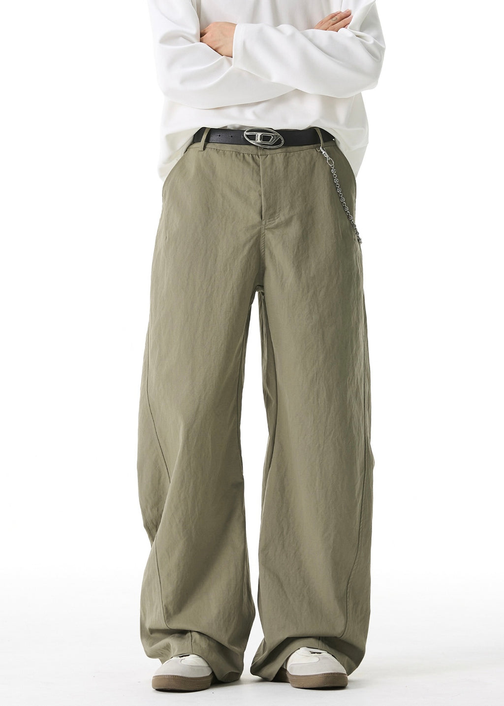 Men’s Loose Straight Leg Pants – Relaxed Fit Streetwear Trousers
