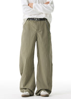 Men’s Loose Straight Leg Pants – Relaxed Fit Streetwear Trousers