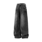 Straight leg jeans men's Long Pants