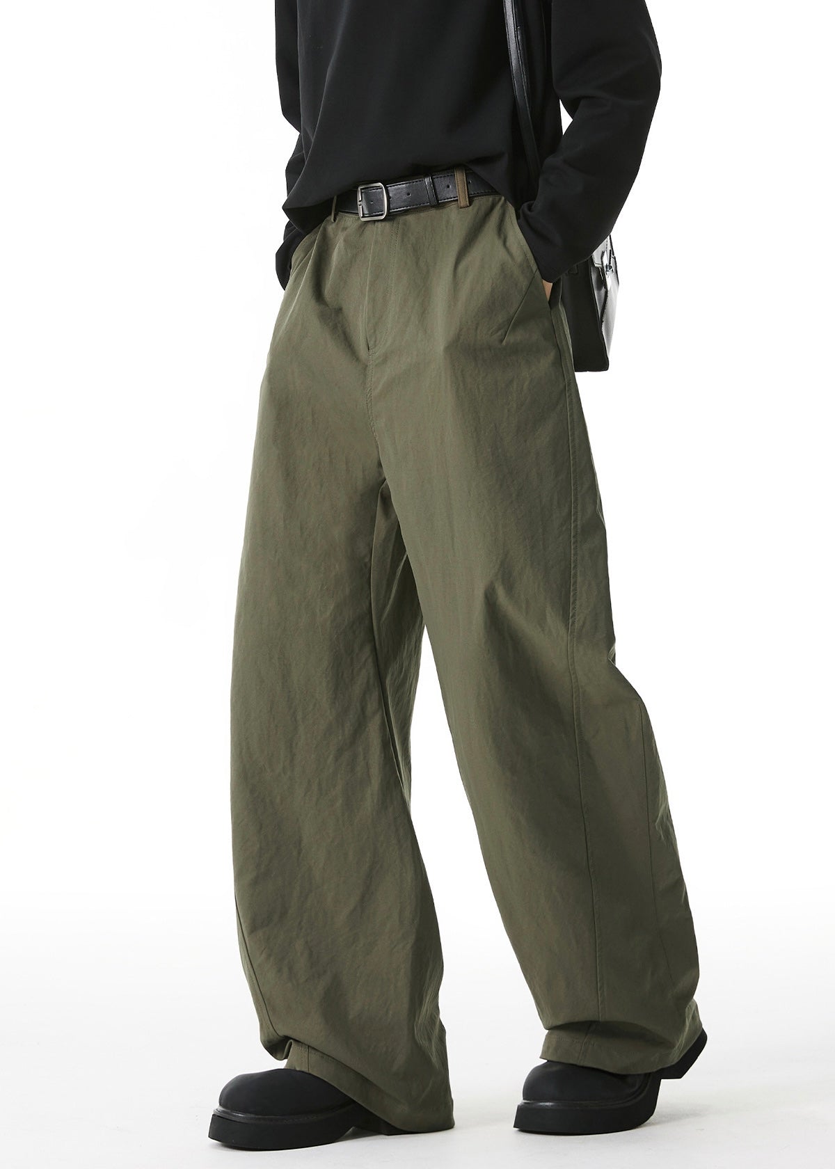 Men’s Loose Straight Leg Pants – Relaxed Fit Streetwear Trousers