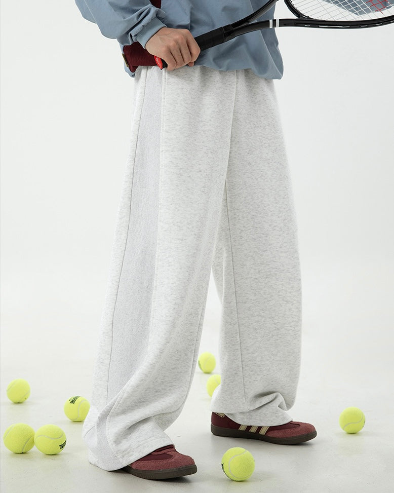 Loose Straight Leg Casual Joggers for Men – Relaxed High Waist Trousers