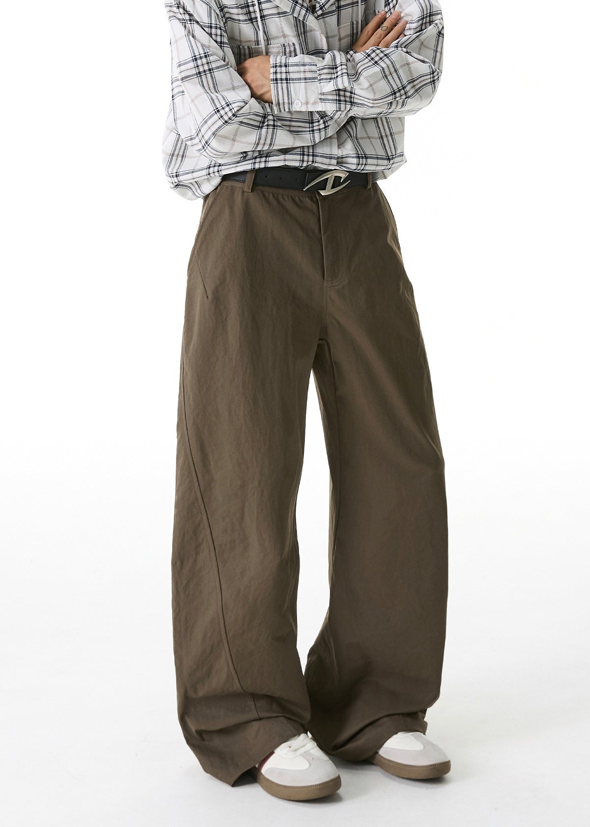 Men’s Loose Straight Leg Pants – Relaxed Fit Streetwear Trousers