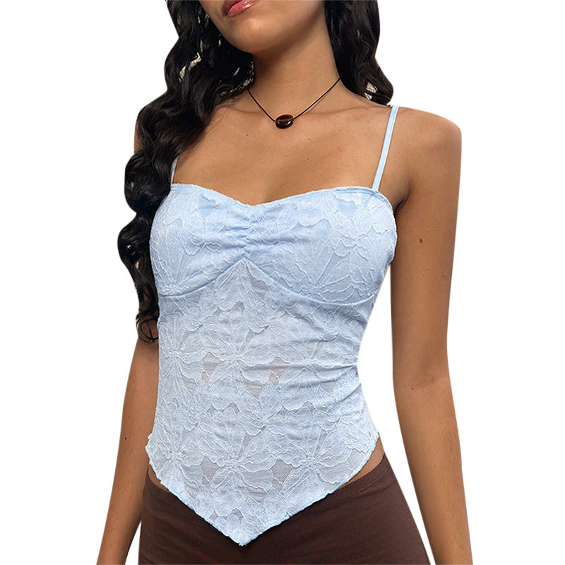 Perspective vest summer vacation suspender