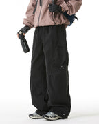 Mens Cargo Pants – Outdoor Windproof Wide-Leg Trousers with Pockets