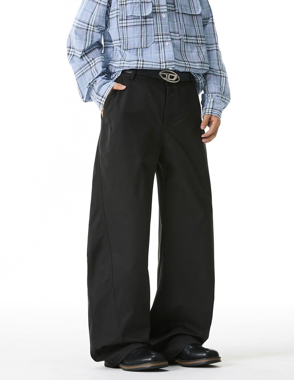 Men’s Loose Straight Leg Pants – Relaxed Fit Streetwear Trousers