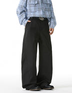 Men’s Loose Straight Leg Pants – Relaxed Fit Streetwear Trousers