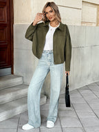 Women’s Loose Casual Jacket – Autumn Winter Warm Outerwear Coat