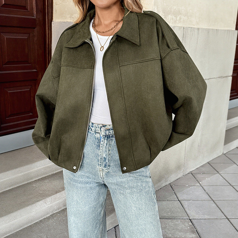 Loose Casual Jacket for Women Autumn Winter NewOuterwear