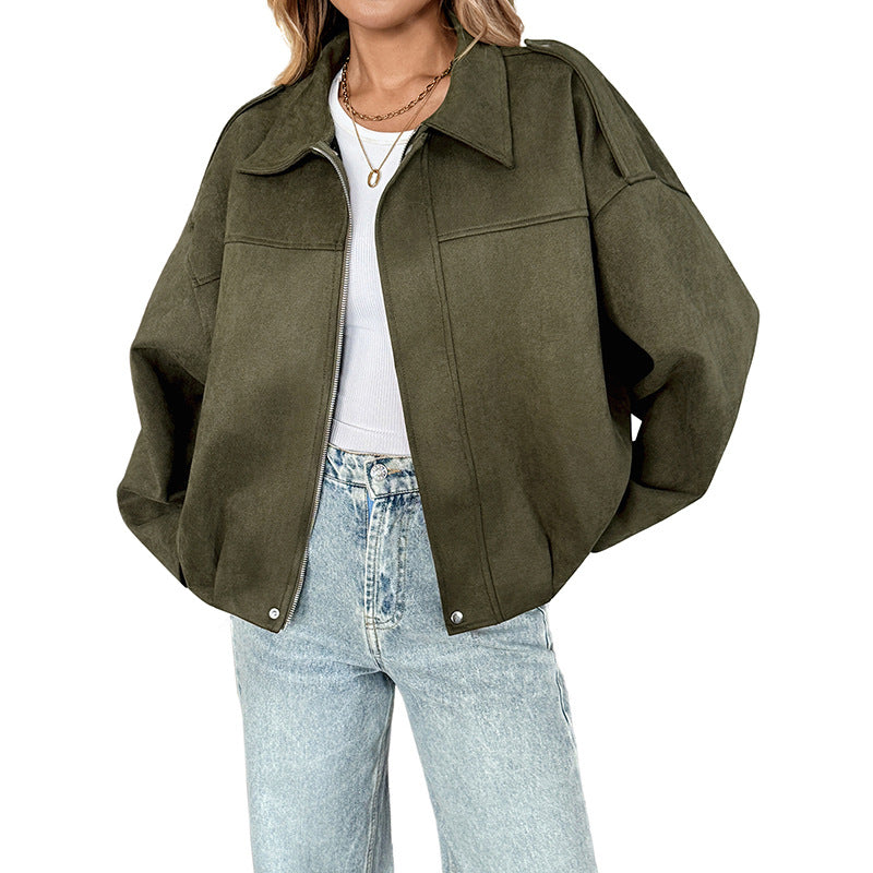 Loose Casual Jacket for Women Autumn Winter NewOuterwear