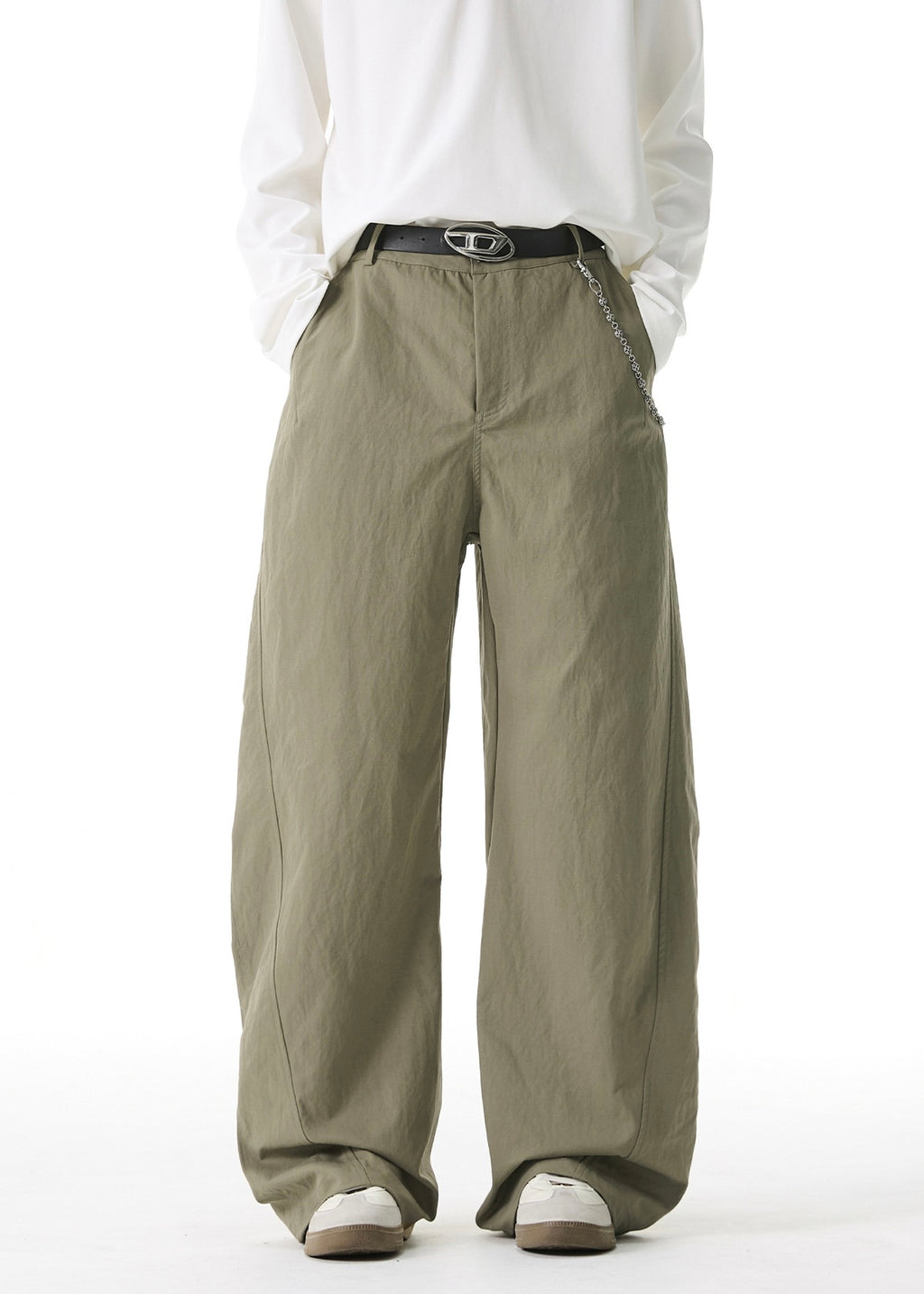 Men’s Loose Straight Leg Pants – Relaxed Fit Streetwear Trousers