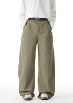Men’s Loose Straight Leg Pants – Relaxed Fit Streetwear Trousers