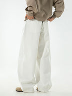Men’s Straight Leg Jeans – Loose Fit Casual Denim Pants